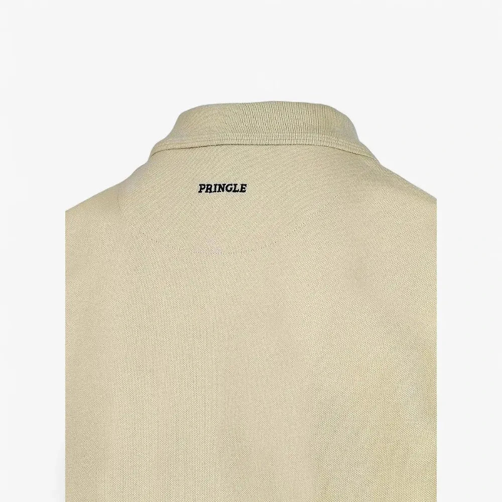 Pringle Mens Austyn Core Pique Short Sleeve Golfer Biscuit | Pringle