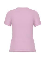 Guess Womens Logo Sequin Tee Lilac | Guess