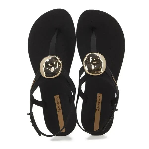 Ipanema Womens Class Daring Sandal Black Gold