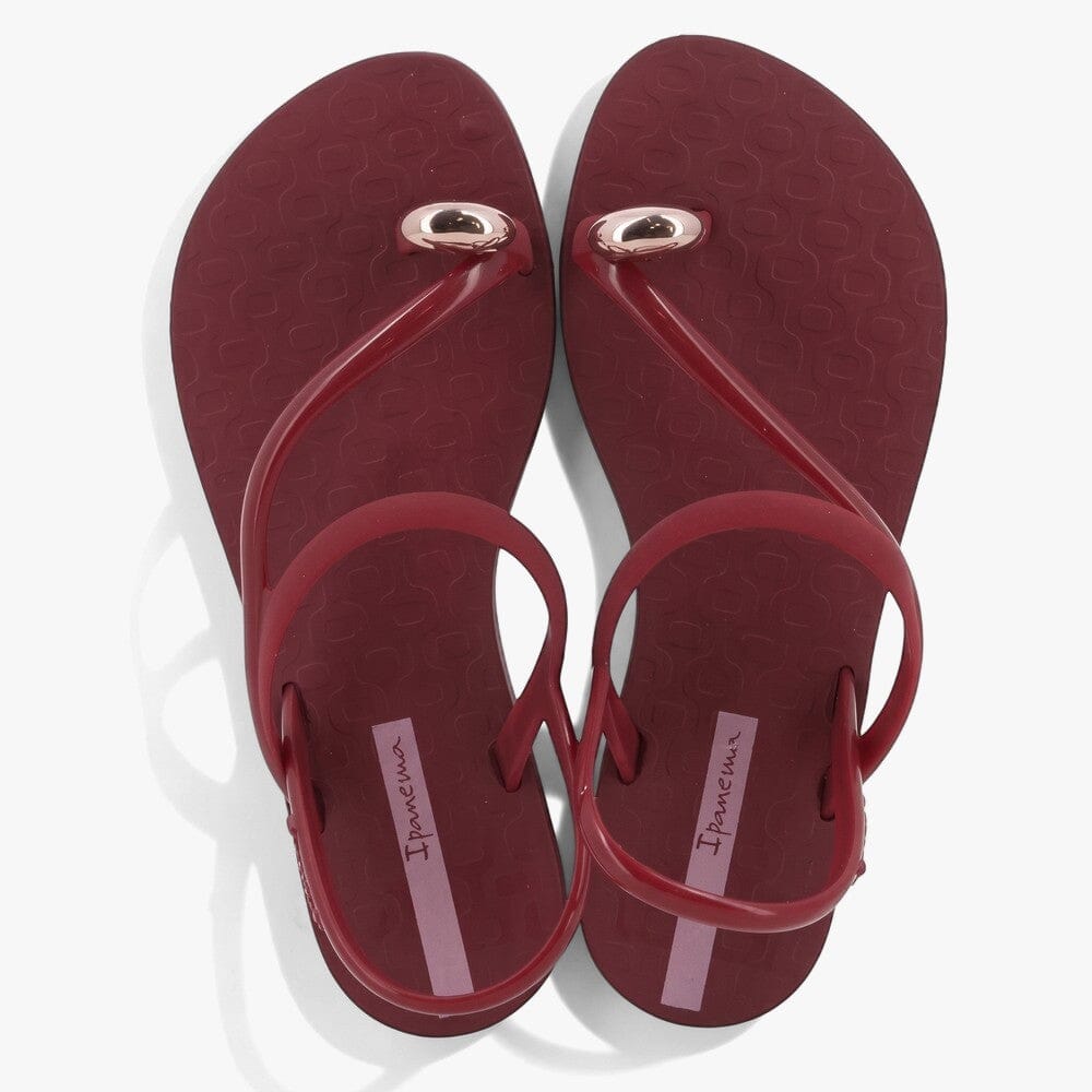 Ipanema Womens Glam Ring Sandal Burgandy | Ipanema
