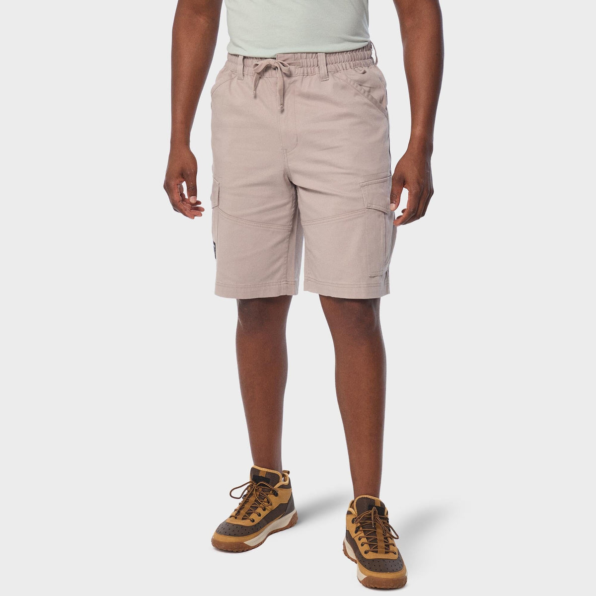 Jeep Mens 26Cm Ace Elasticated 26Cm Core Shorts Khaki | Jeep