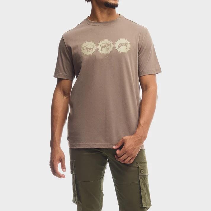 Jeep Mens Fashion Graphic Tee Brown | Jeep