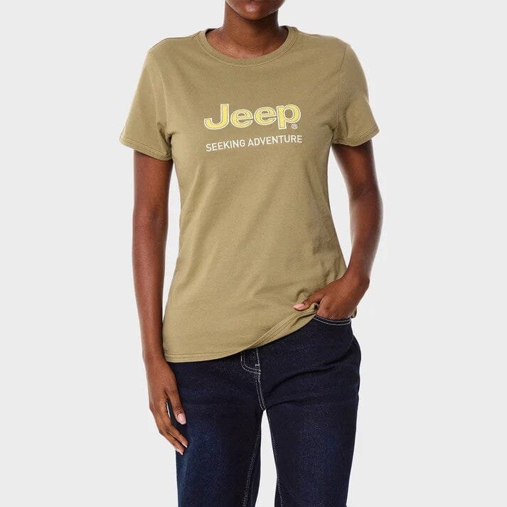 Jeep Womens Applique Tee Olive | Jeep