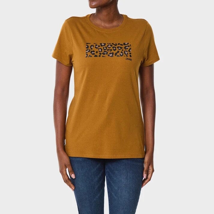 Jeep Womens Fashion Tee Brown | Jeep