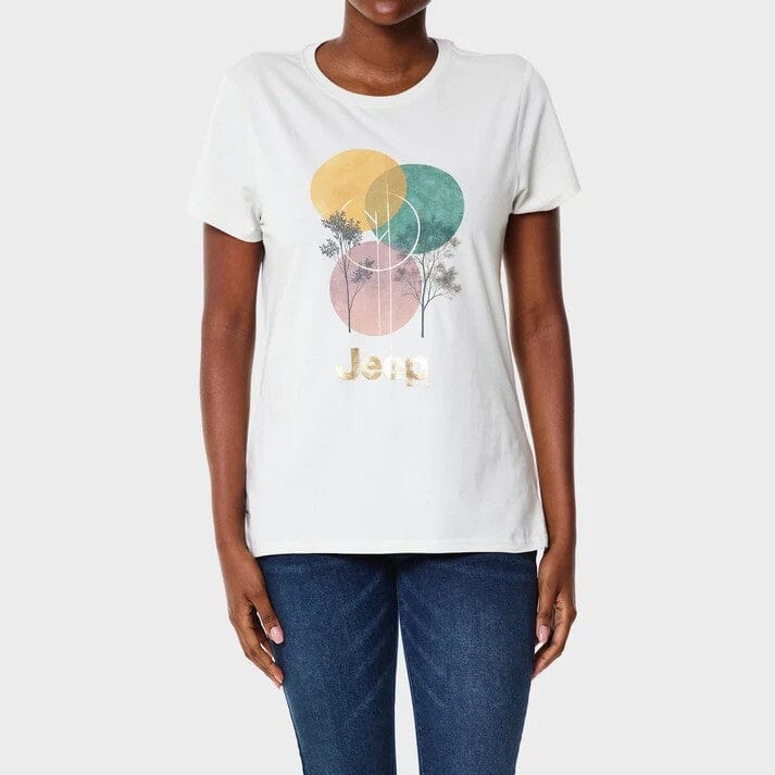 Jeep Womens Fashion Tee Grey | Jeep