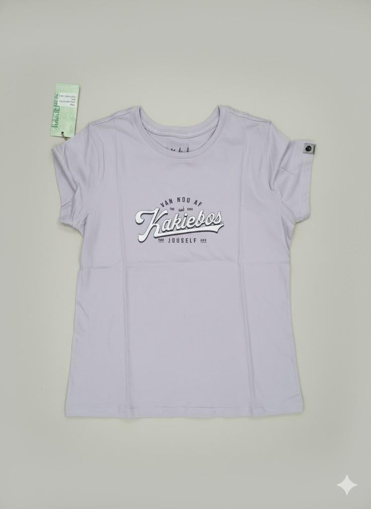 Kakiebos Womens Classic Fit Short Sleeve Tee Galactic Lilac