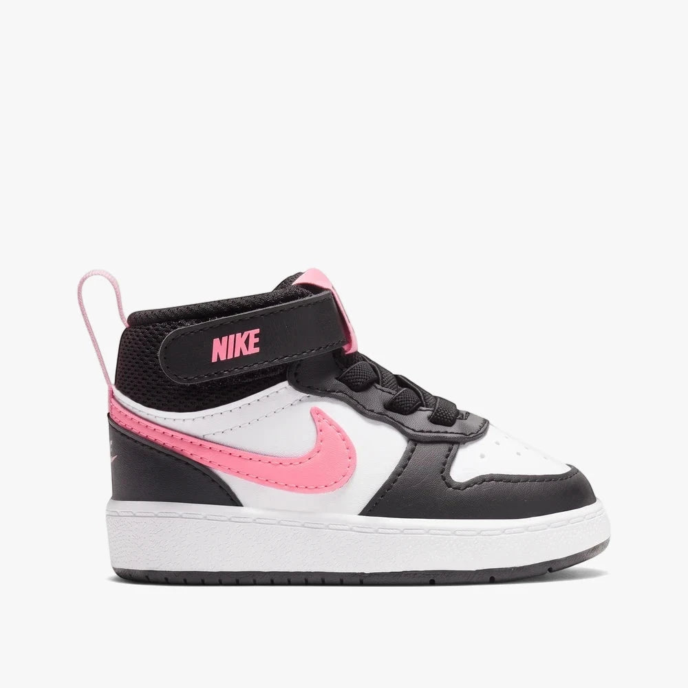Nike Infant Boys Court Borough Mid 2 Sneaker Black Sunset | Nike