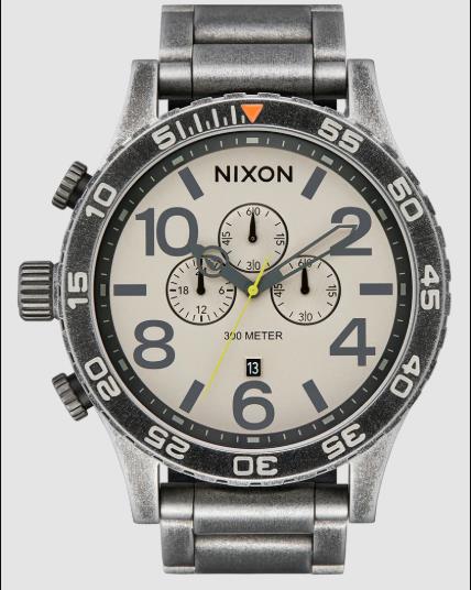 Nixon 51-30 Chrono Antique Silver/ Pumice