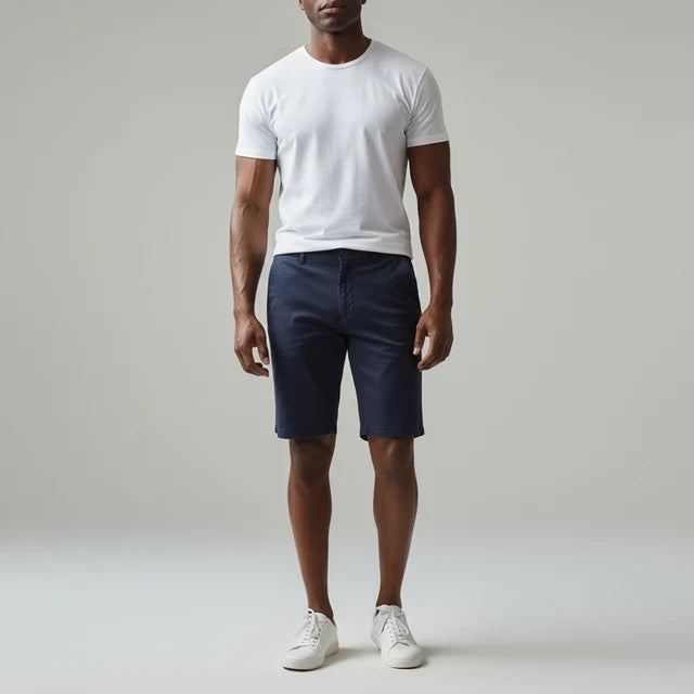 Pierre Cardin Mens Golf Chino Shorts Navy
