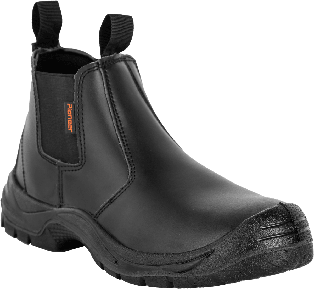 Pioneer Safety Commander Black Steel Toe Chelsea Boot | Pioneer