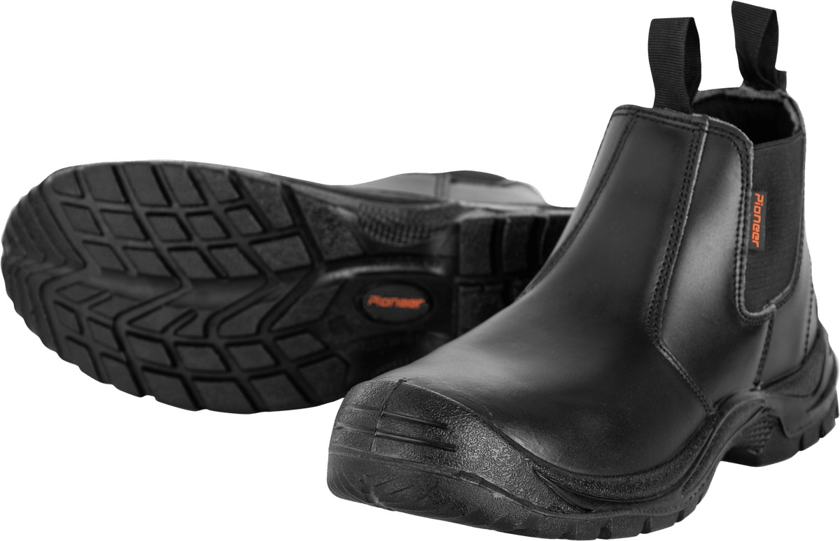 Pioneer Safety Commander Black Steel Toe Chelsea Boot | Pioneer