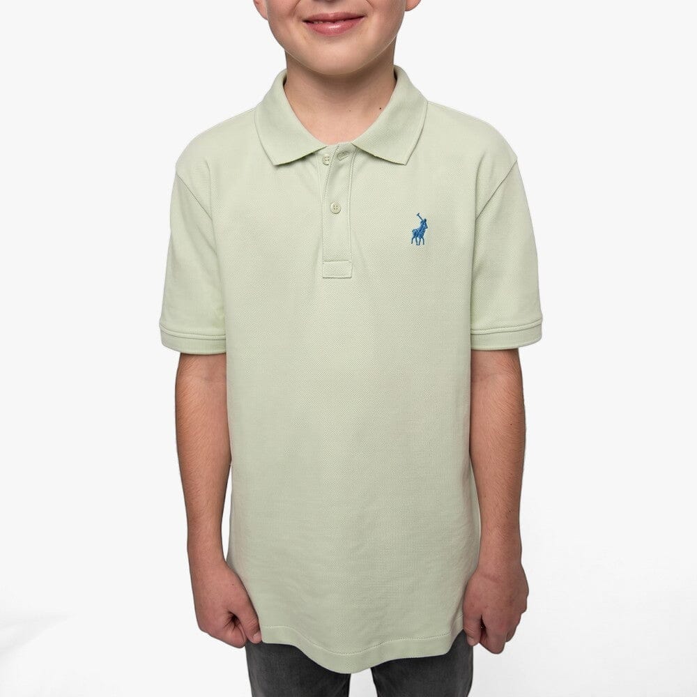 Polo Boys Austin Short Sleeve Golfer Sea Greeb | Polo