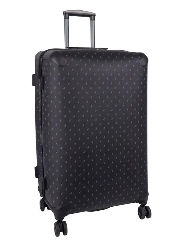 Polo Classic Double Pack Large 4 Wheel Trolley Case Charcoal
