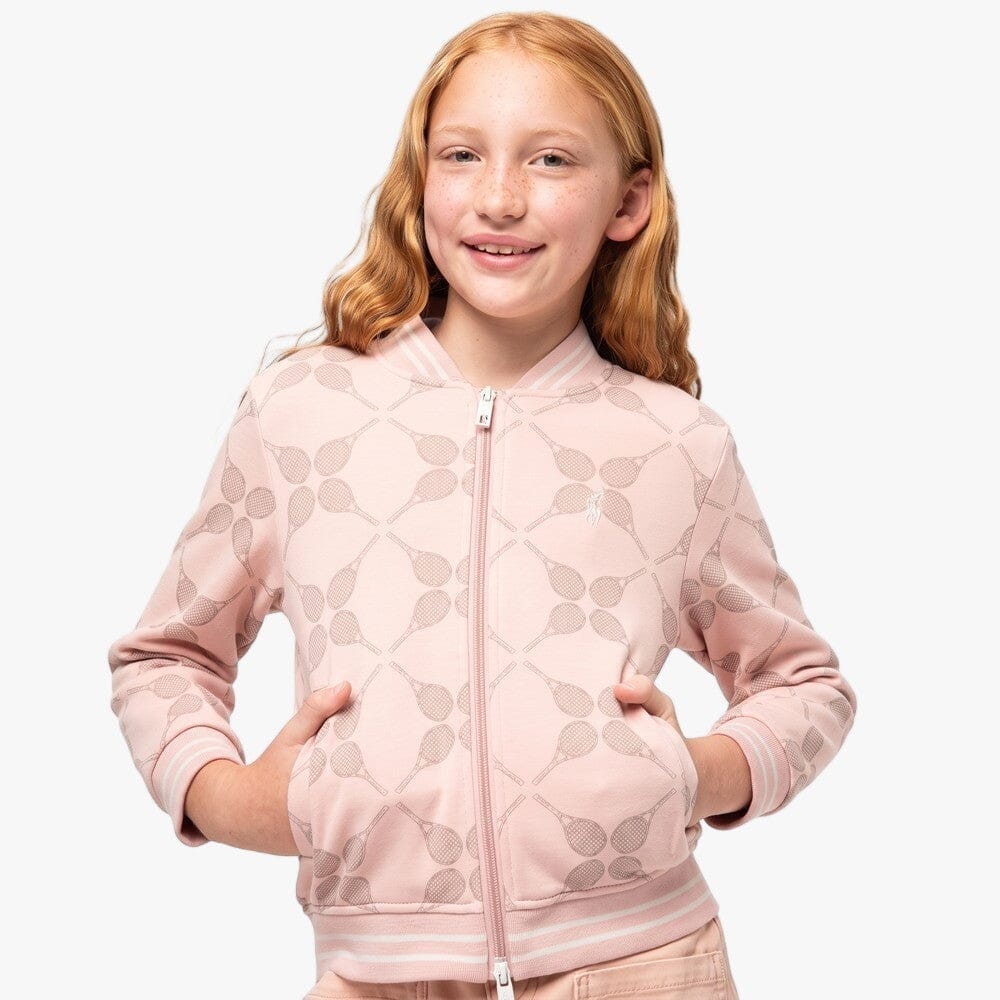 Polo Girls Amy Aop Sport Jacket Blush Pink | Polo