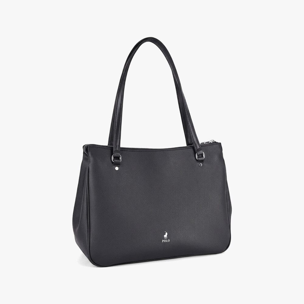 Polo Lyon Mule Tote Handbag Black | Polo