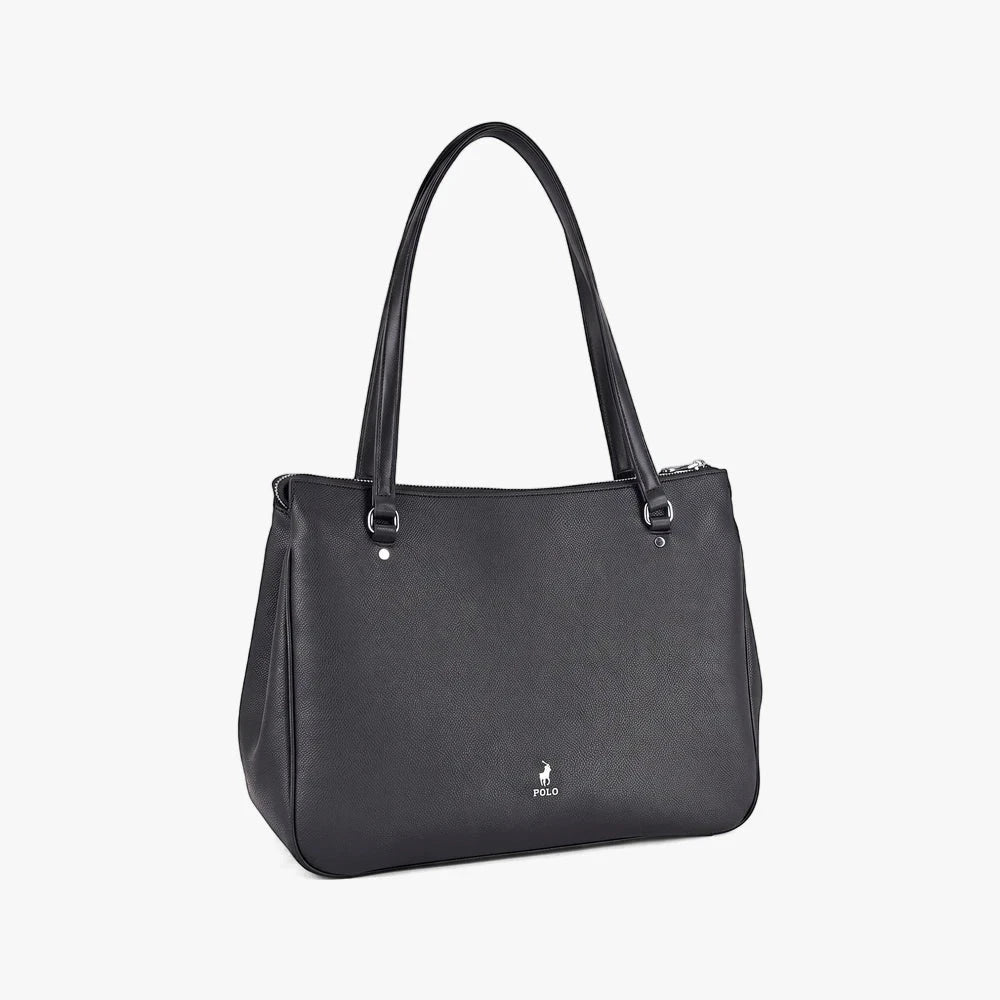 Polo Lyon Mule Tote Handbag Black | Polo
