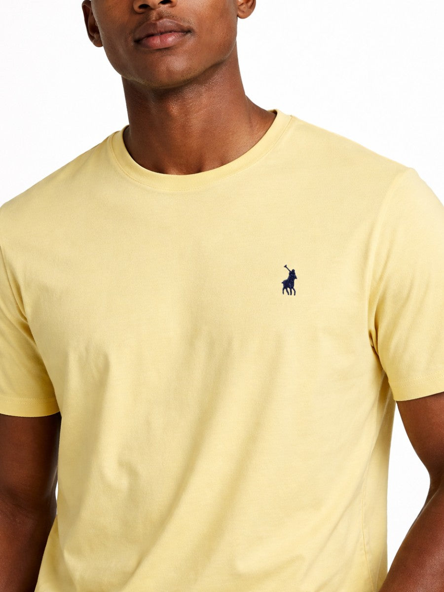 Polo Mens Crew Neck Short Sleeve Tee Yellow