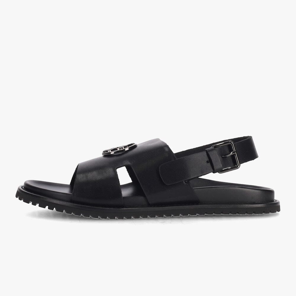 Polo Mens Moulded Trim Sandal Black | Polo