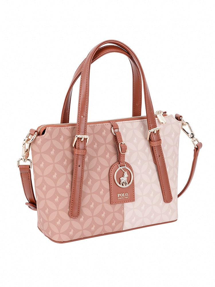 Polo Tango Small Shopper Crossbody Bag Beige