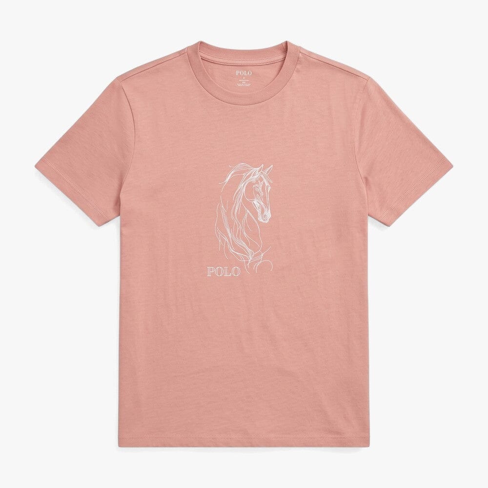 Polo Womens Polly Printed Tee Rose | Polo