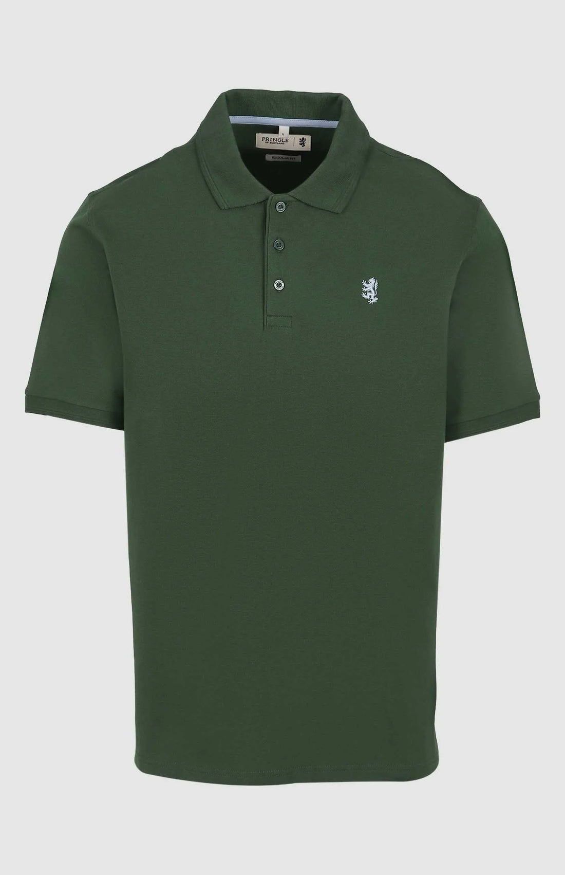 Pringle Mens Adam Pique Golfer Green