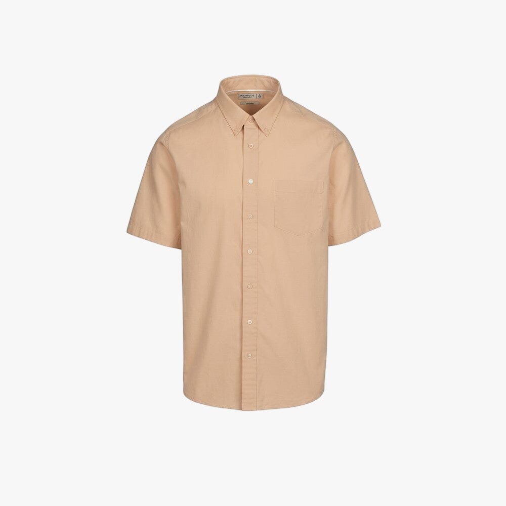 Pringle Mens Barry Classic Short Sleeve Short Shirt Peach | Pringle
