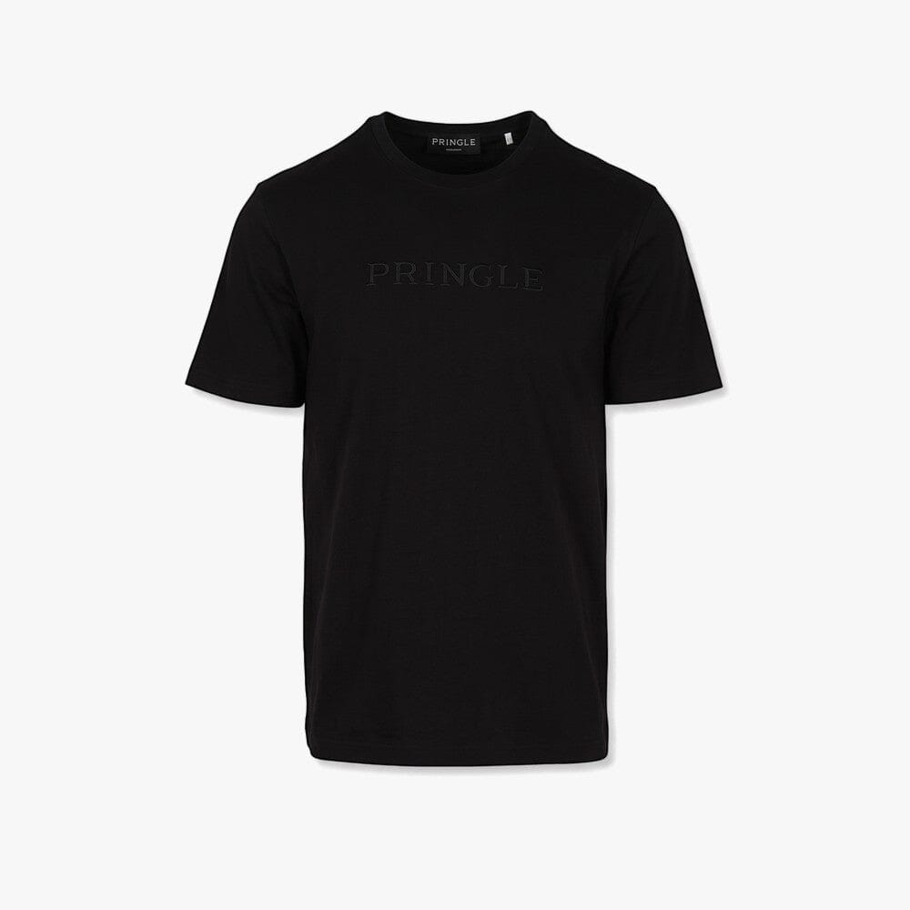 Pringle Mens Roger Embroid Tee Black | Pringle