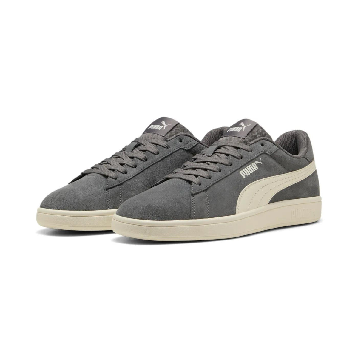 Puma Mens Smash 3.0 Sneaker Buck Cool Dark Gray