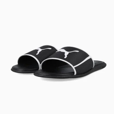 Puma Mens Sporty Embossed V3 Slide Black