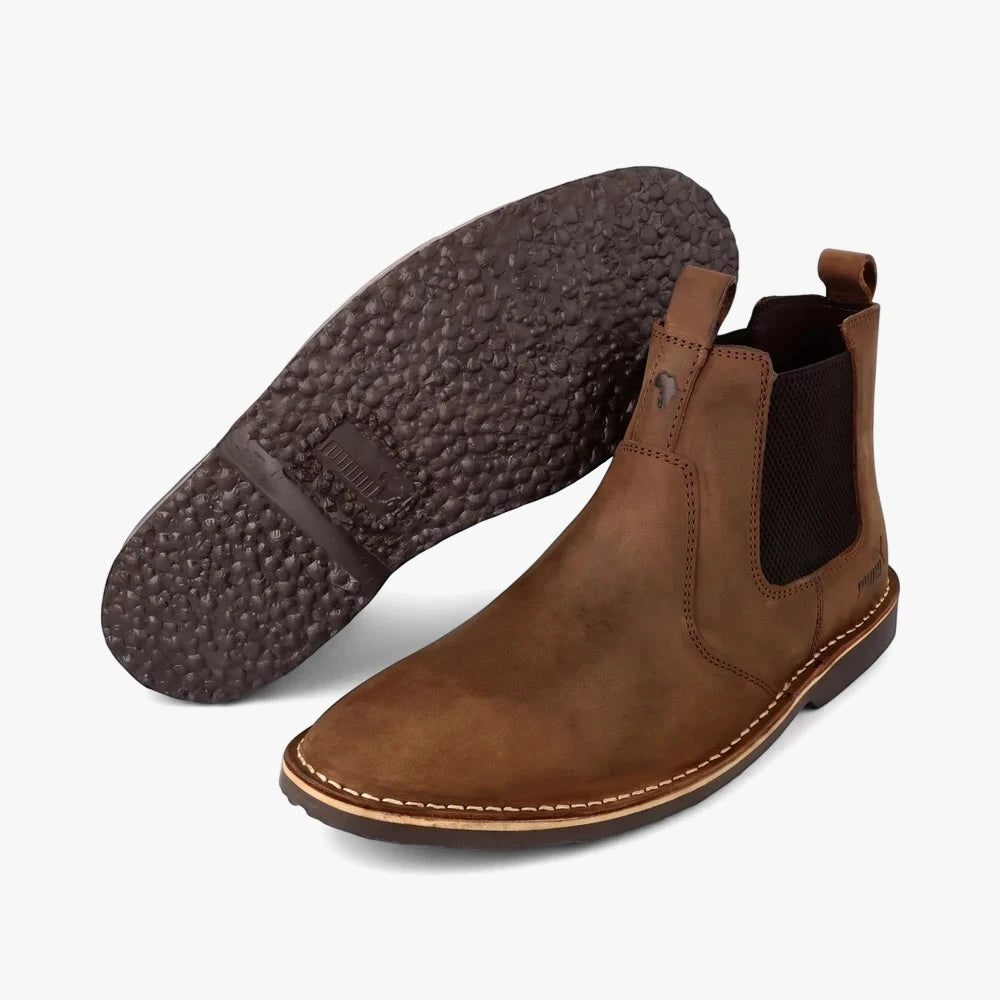 Puma Mens Terrae Chelsea Boot Pecan Brown | Puma