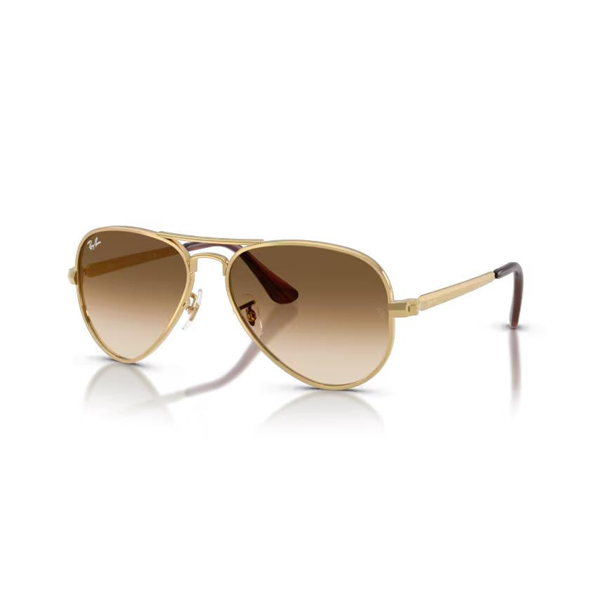 Rayban Uinsex Aviator Max Arista Goldsunglass Clear Gradient Brown Lens