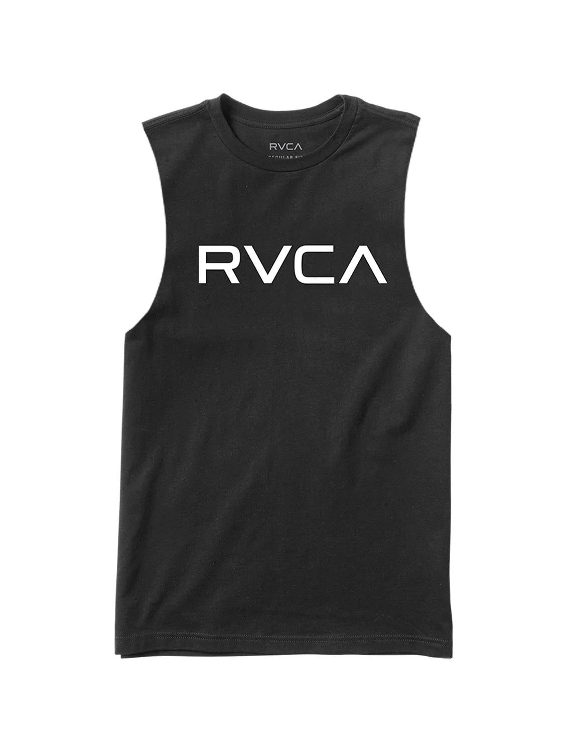 Rvca Mens Big Rvca Vest Black