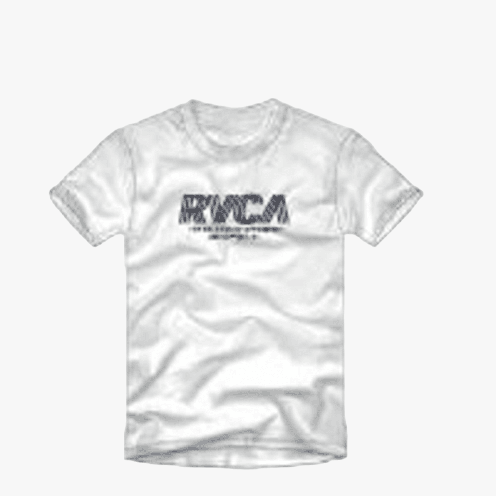 Rvca Mens Copy Short Sleeve Tee White | Rvca