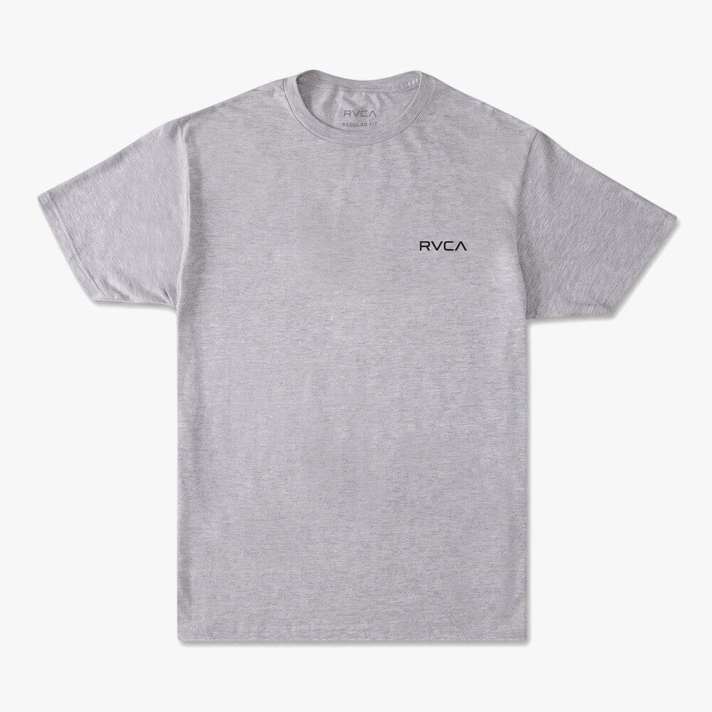 Rvca Mens Small Rvca Essential Short Sleeve Tee Grey Noise Mocktwist | Rvca