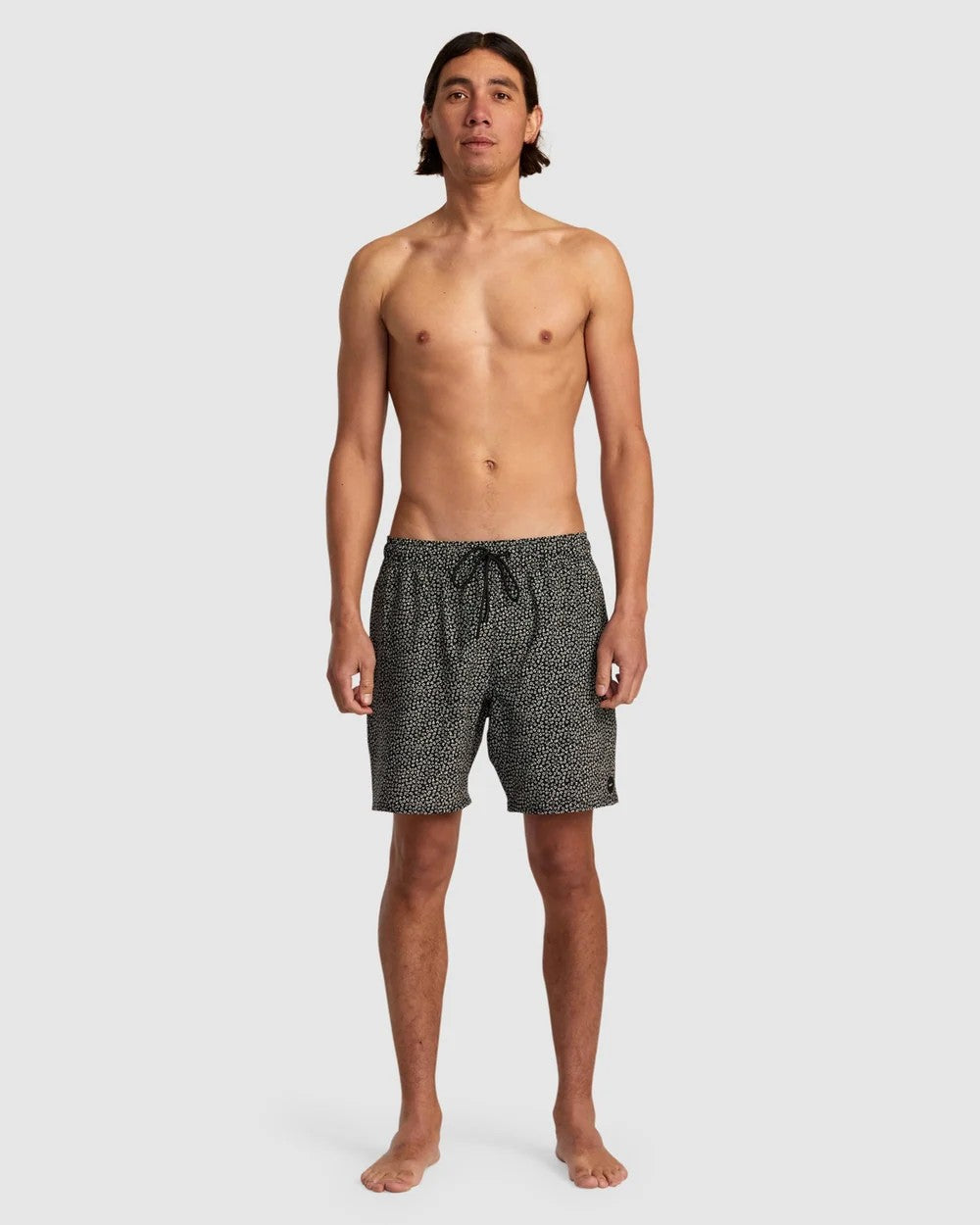 Rvca Mens Va Elastic 16" Volley Shorts Camo