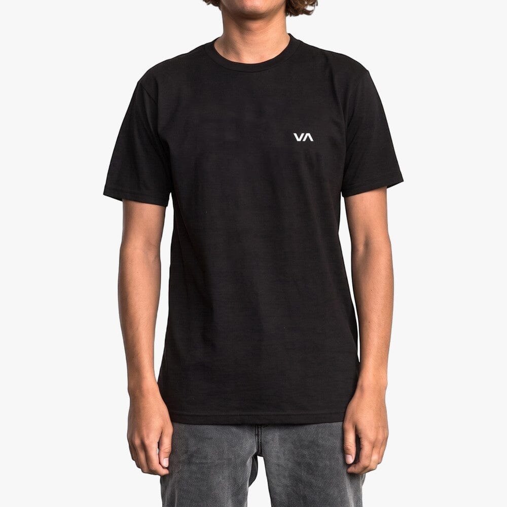 Rvca Mens Va Essentials Short Sleeve Tee Black | Rvca