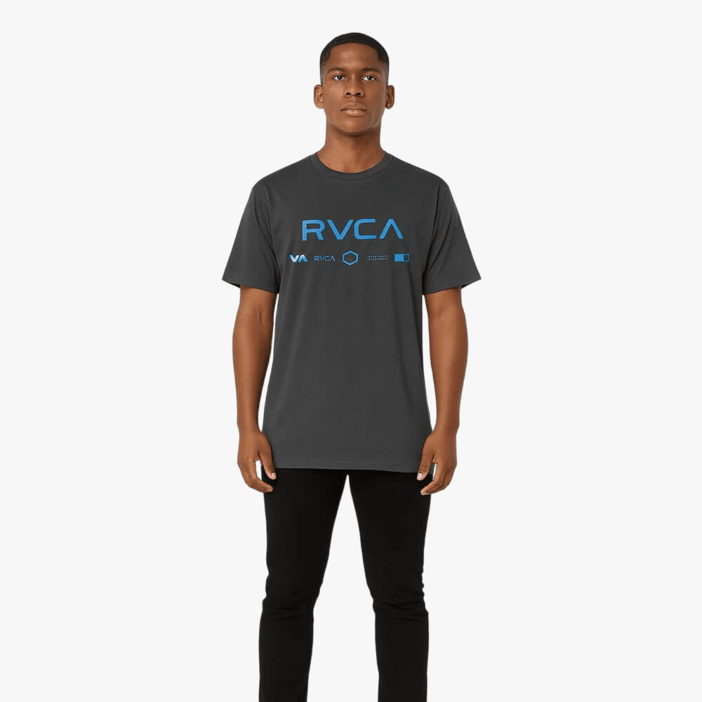 Rvca Mens Va Rvca Way Short Sleeve Tee Off Black | Rvca