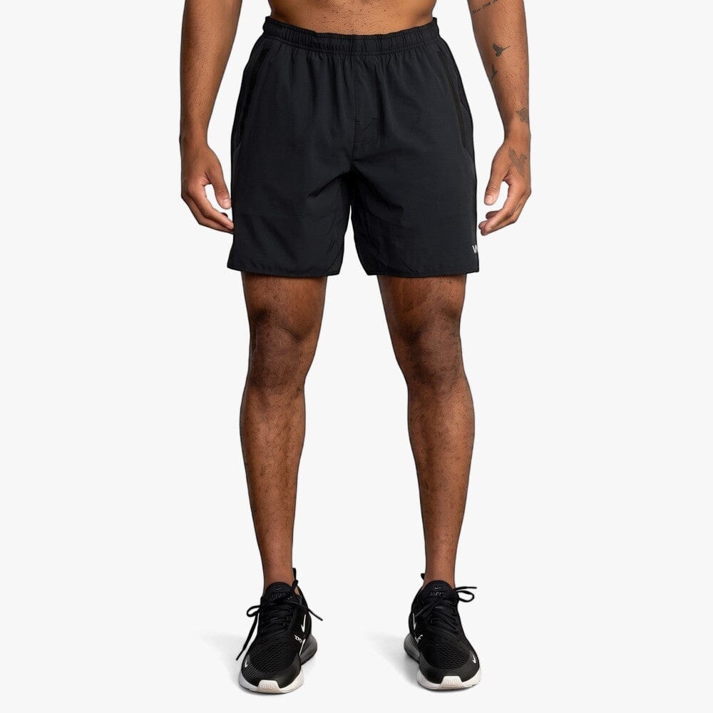 Rvca Mens Yogger 17" Stretch Shorts Black | Rvca