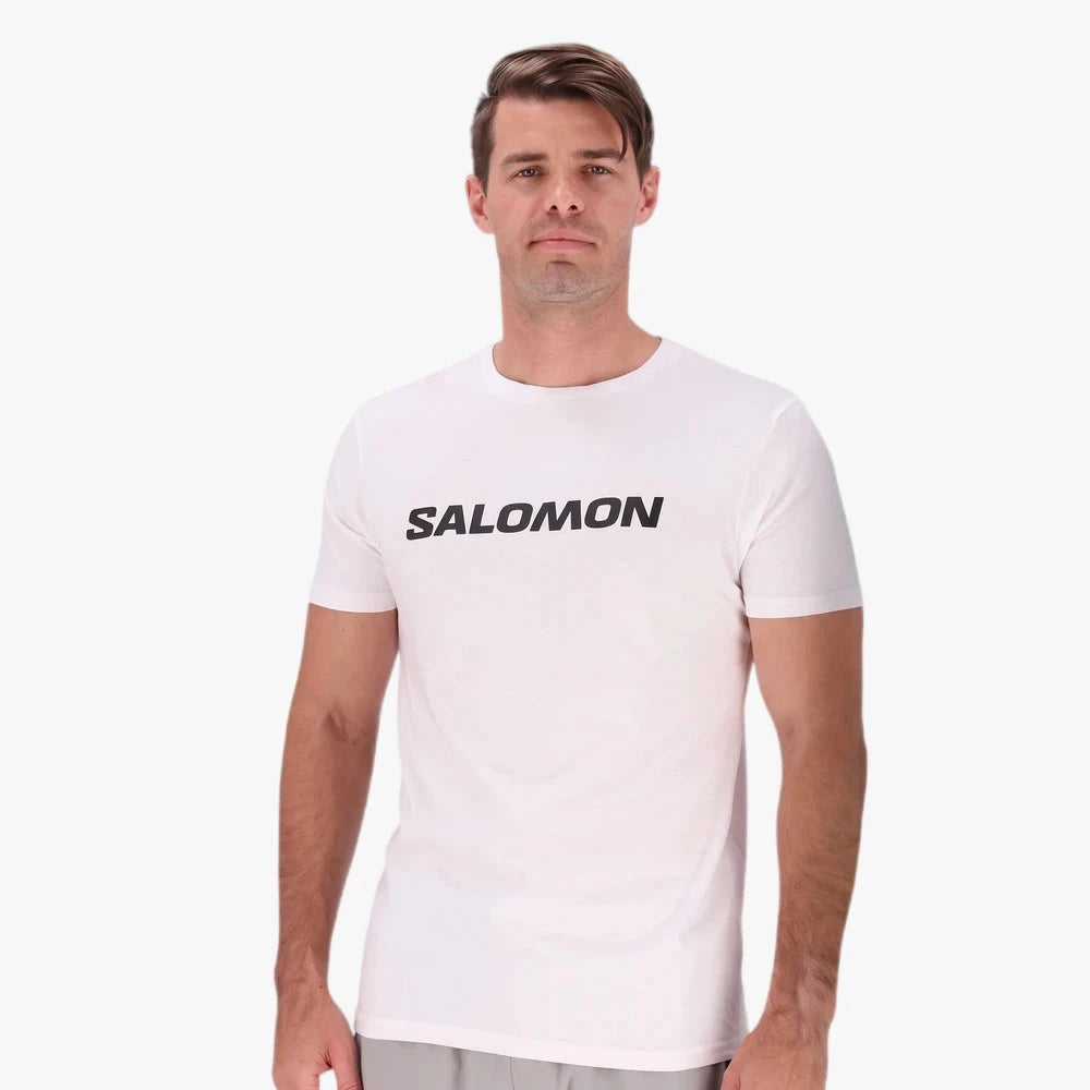 Salomon Mens Big Logo Tee White | Salomon