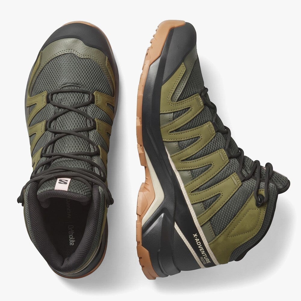 Salomon Mens X Adventure Recon Mid Gtx Boot Peat Martini Olive Oxf Tan | Salomon