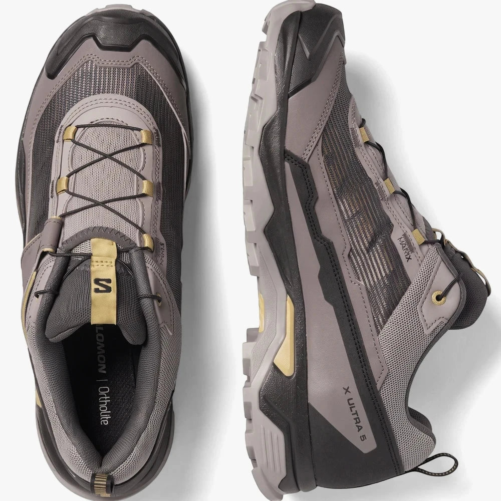 Salomon Mens X Ultra 5 Hiking Shoe Cloudburst Black Willow | Salomon