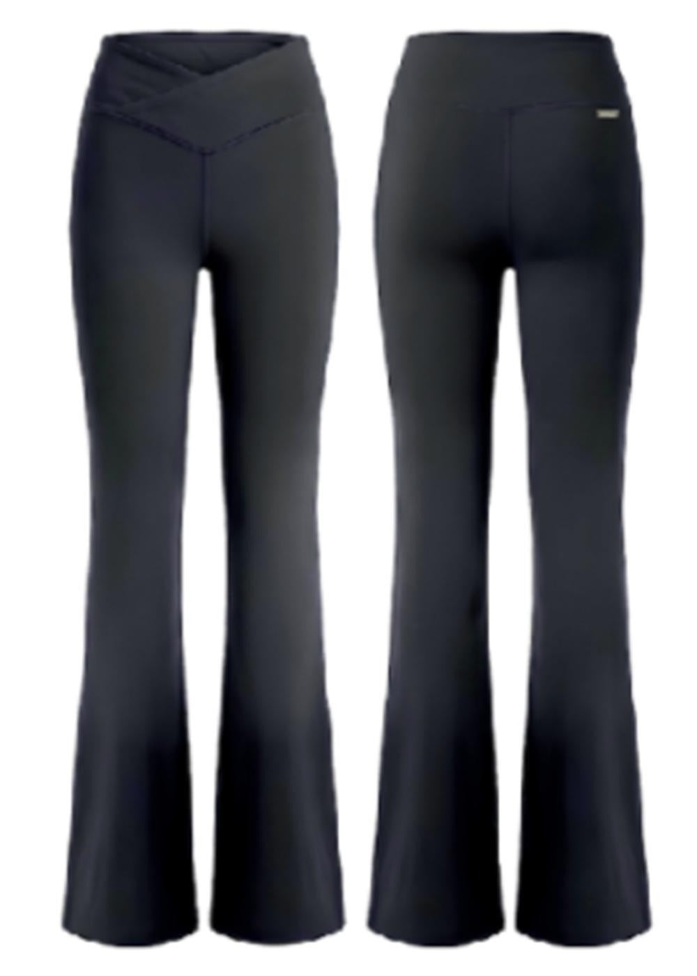 Sissy Boy Kaylee Mid Waist Bootleg Knit Jean Black