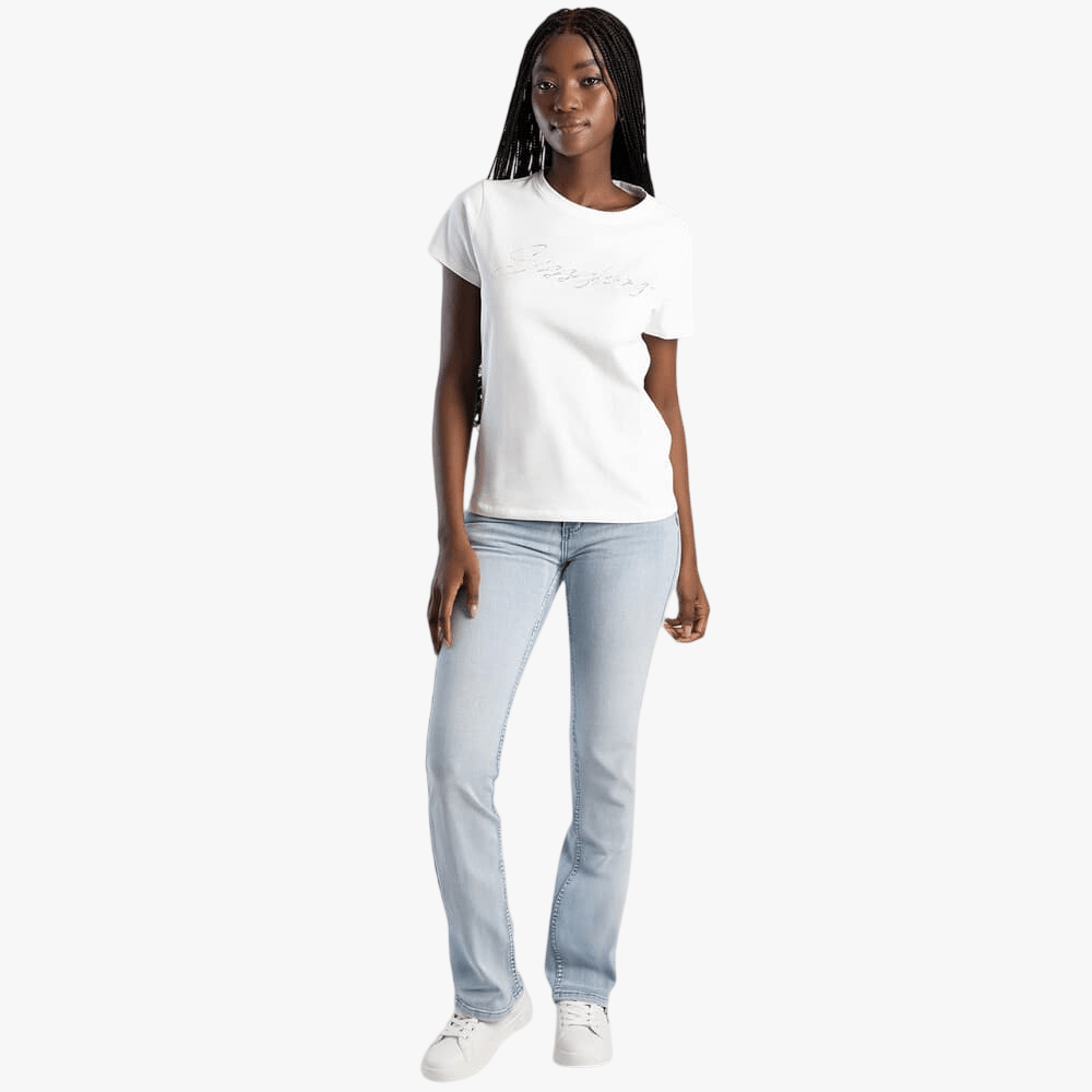 Sissy Boy Regular Tee Pearl Bling Transfer White | Sissy Boy