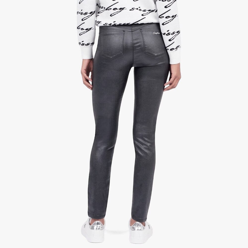 Sissy Boy Riley Skinny Pants Mid Waist Black | Sissy Boy