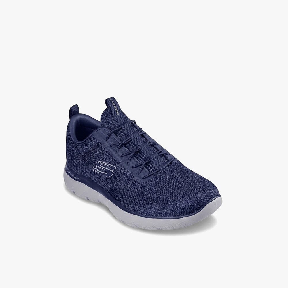 Skechers Mens Summits Sneaker Navy Gray | Skechers