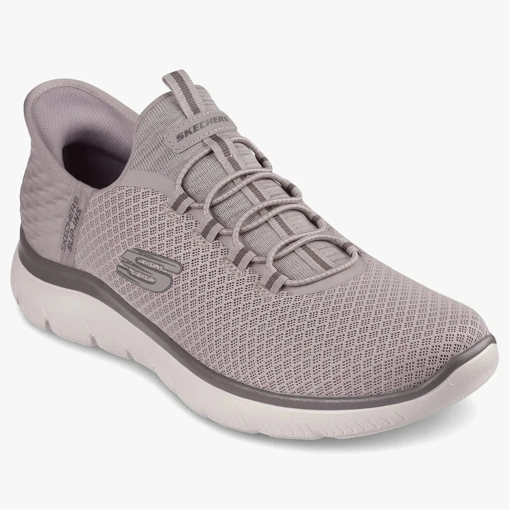 Skechers Mens Summits Sneaker Taupe | Skechers