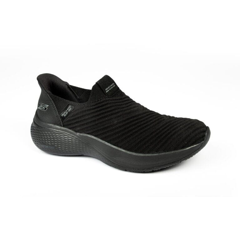 Skechers Womens Bobs Infinity Shoe Black Black | Skechers