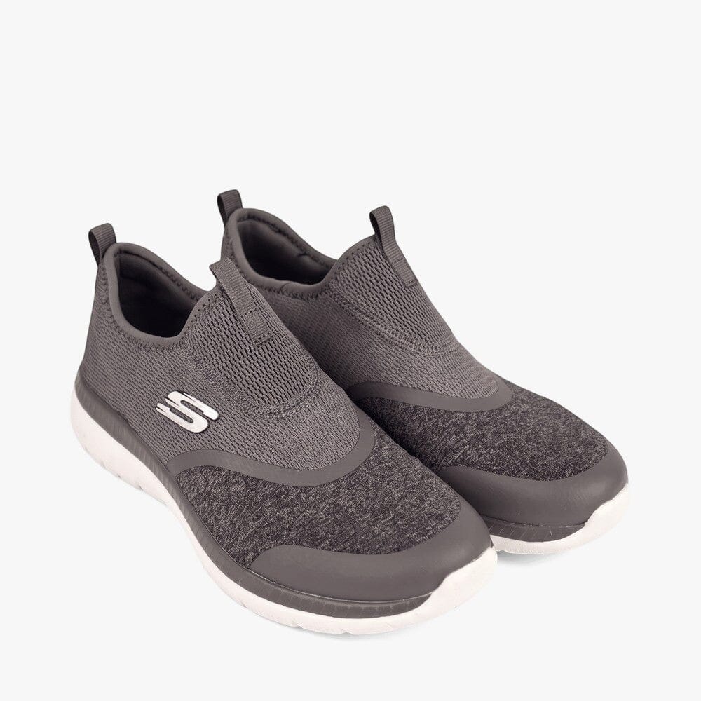 Skechers Womens Bountiful Sneaker Gray | Skechers