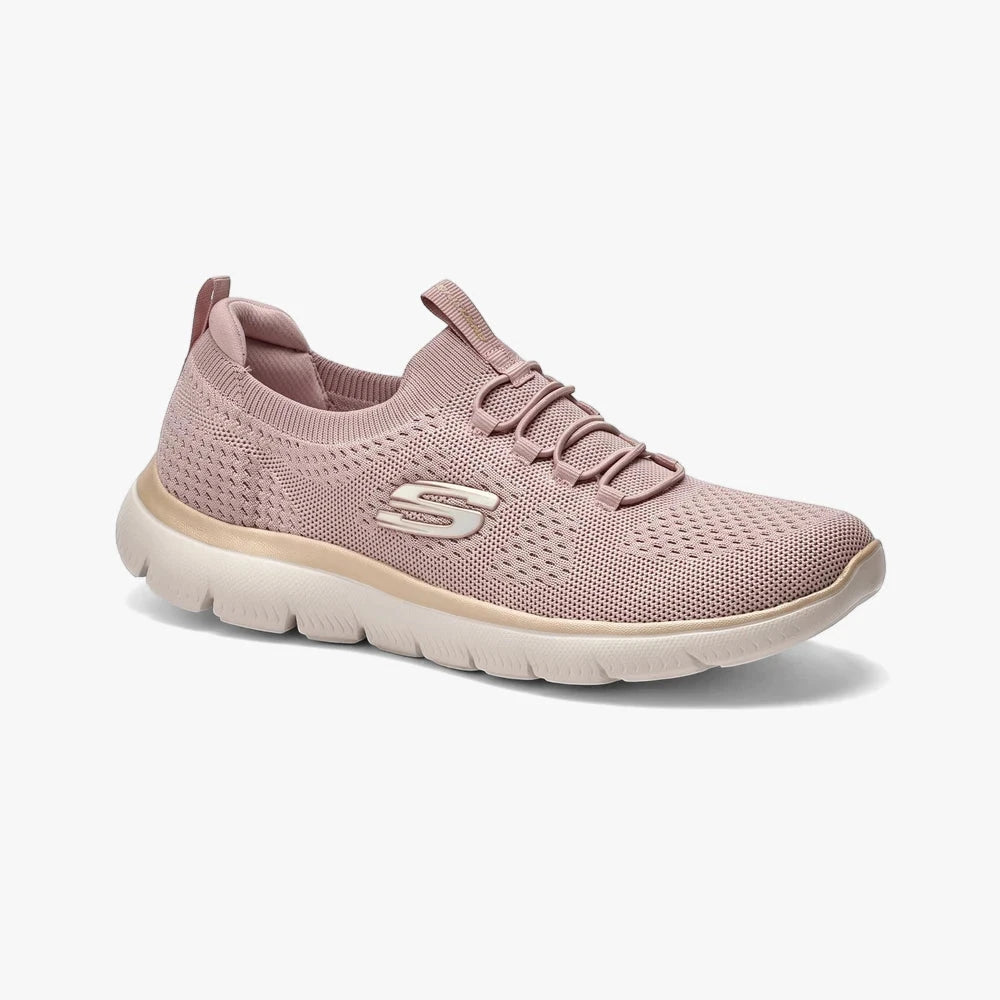 Skechers Womens Summits Sneaker Rose | Skechers