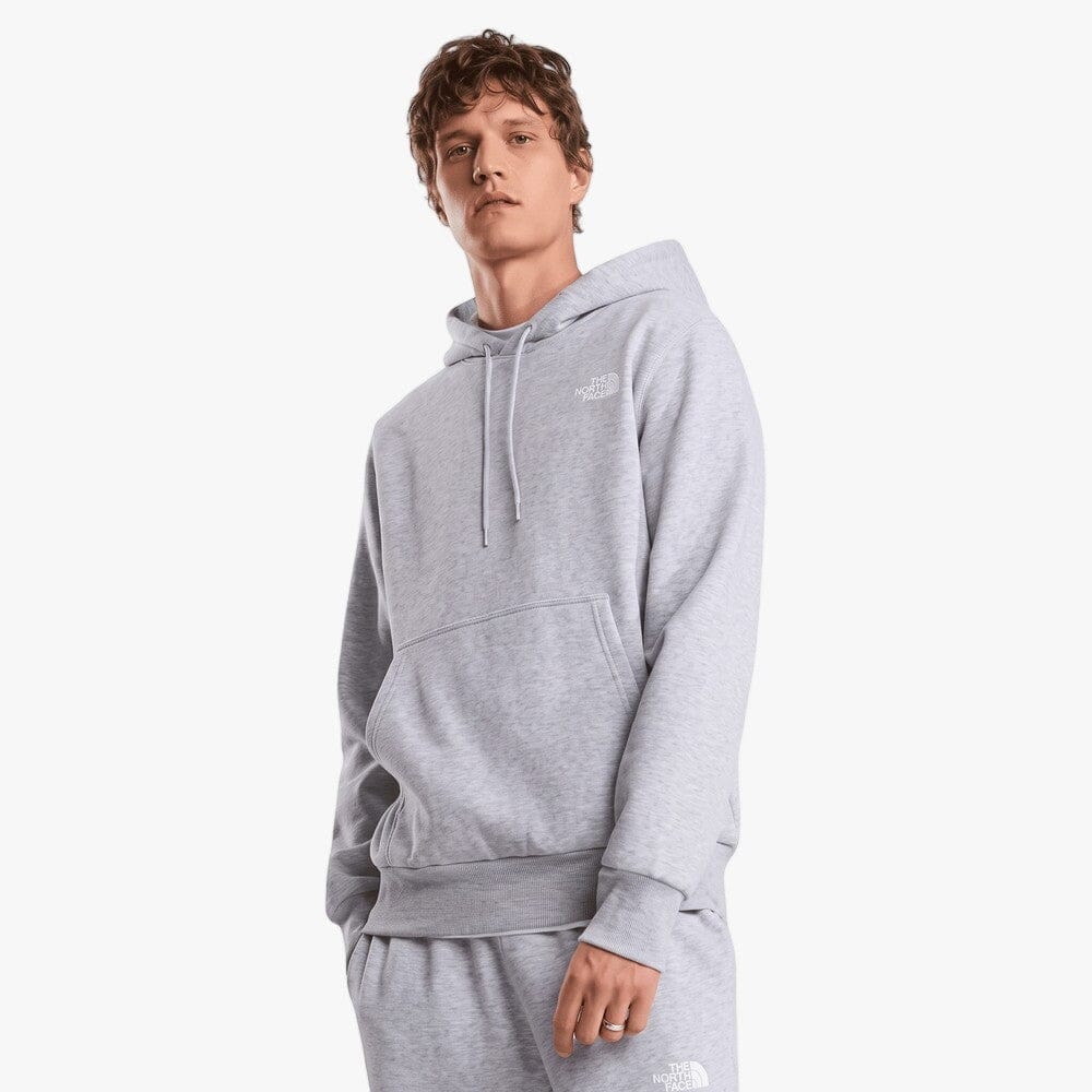 The North Face Mens Simple Dome Hoodie Light Grey Heather | The North Face